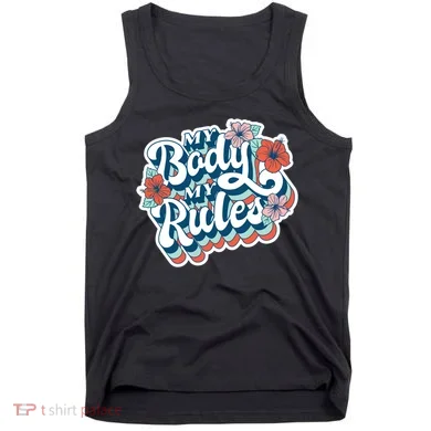 My Body My Rules Floral Tank Top