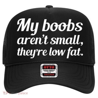 My Boobs Aren't Small They're Low Fat Hat