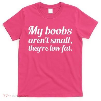 My Boobs Aren't Small They're Low Fat T-Shirt