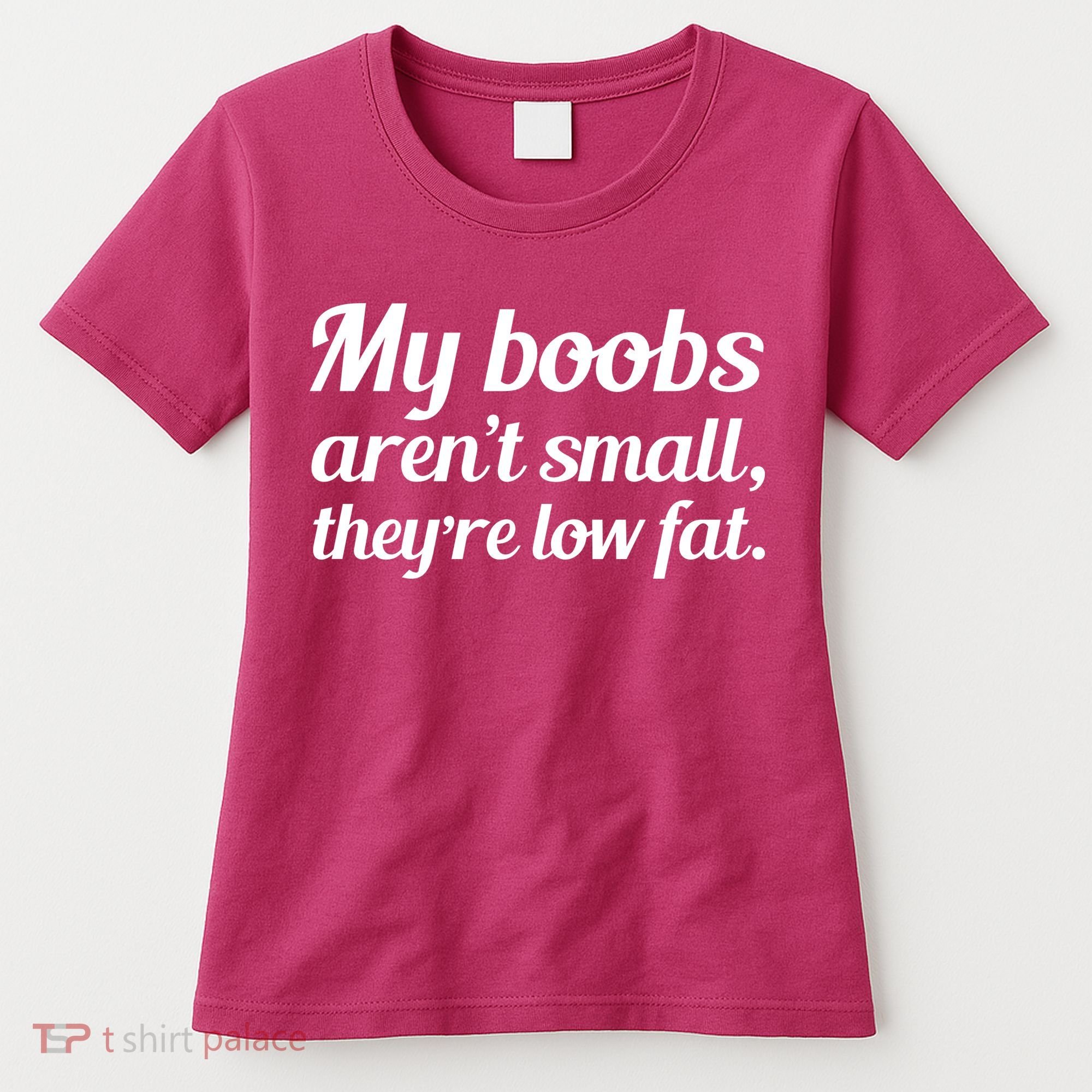My Boobs Aren't Small They're Low Fat Women's T-Shirt