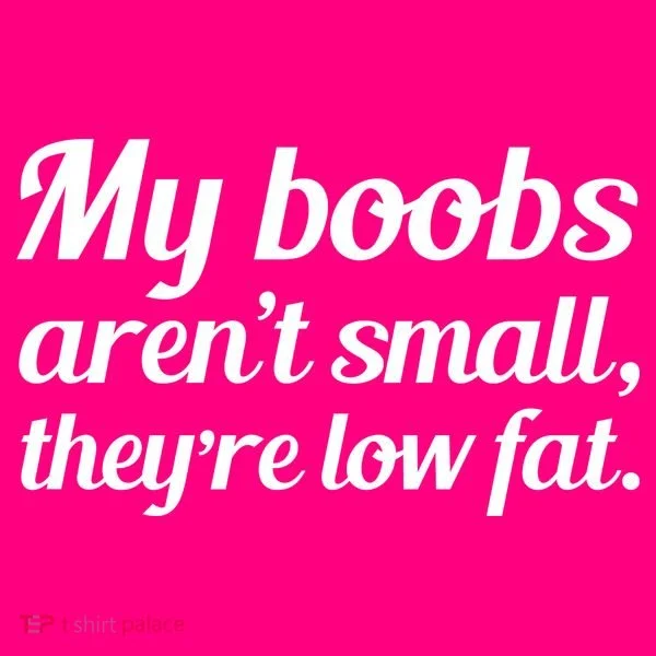 My Boobs Aren't Small They're Low Fat Tote Bag