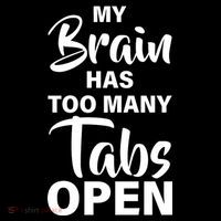 My brain has too many tabs open Hoodie thumb 7