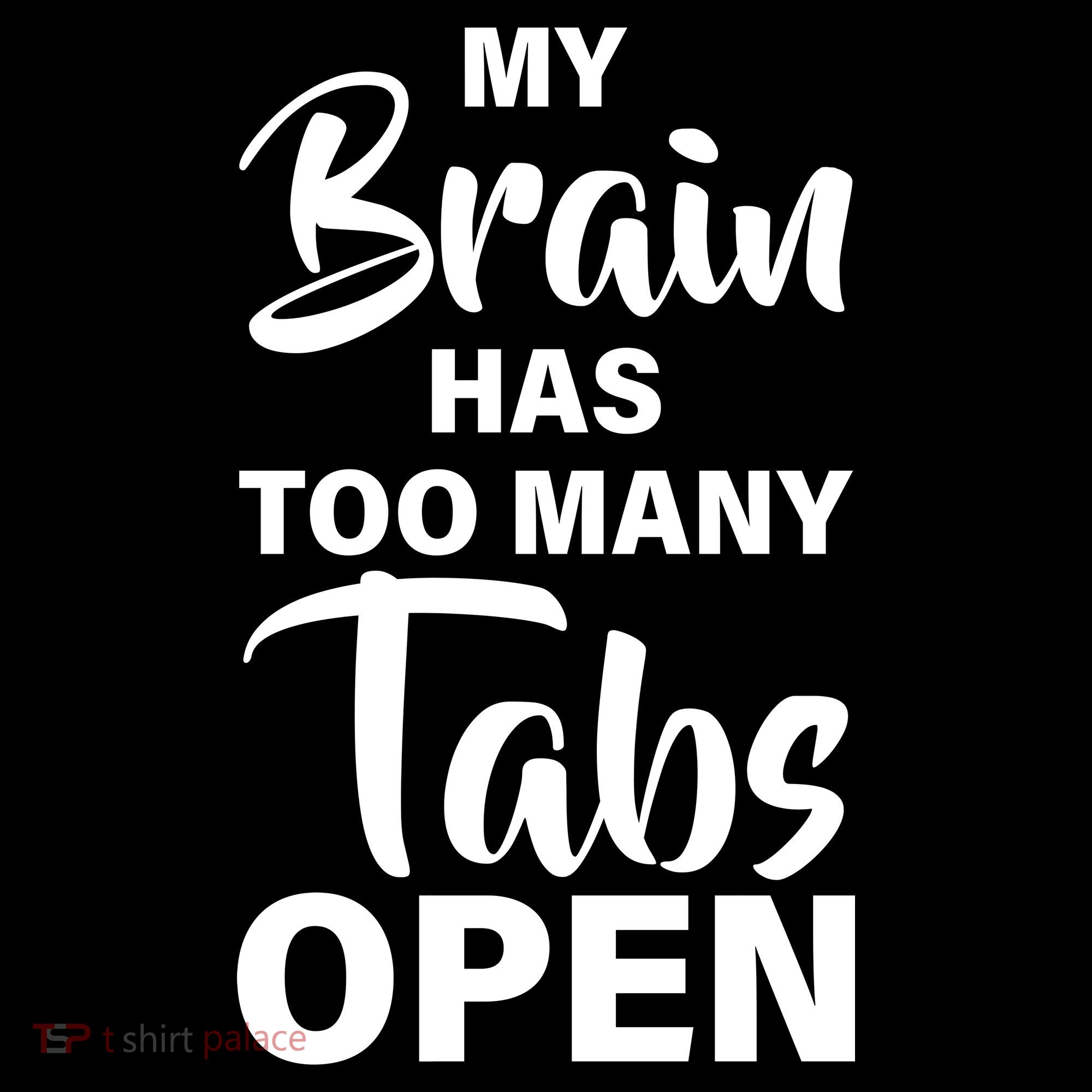 My brain has too many tabs open Toddler Hoodie