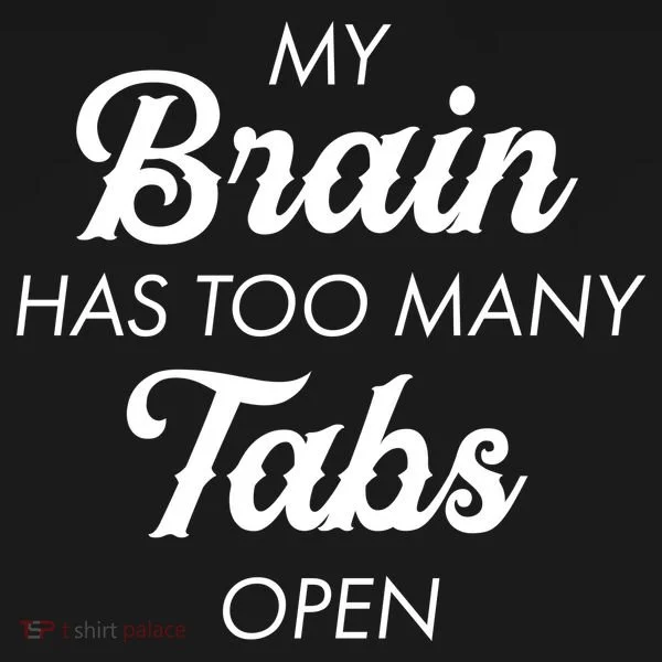 My Brain Has Too Many Tabs Open Funny Nerd Doggie Tank