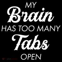 My Brain Has Too Many Tabs Open Funny Nerd Ornament thumb 1