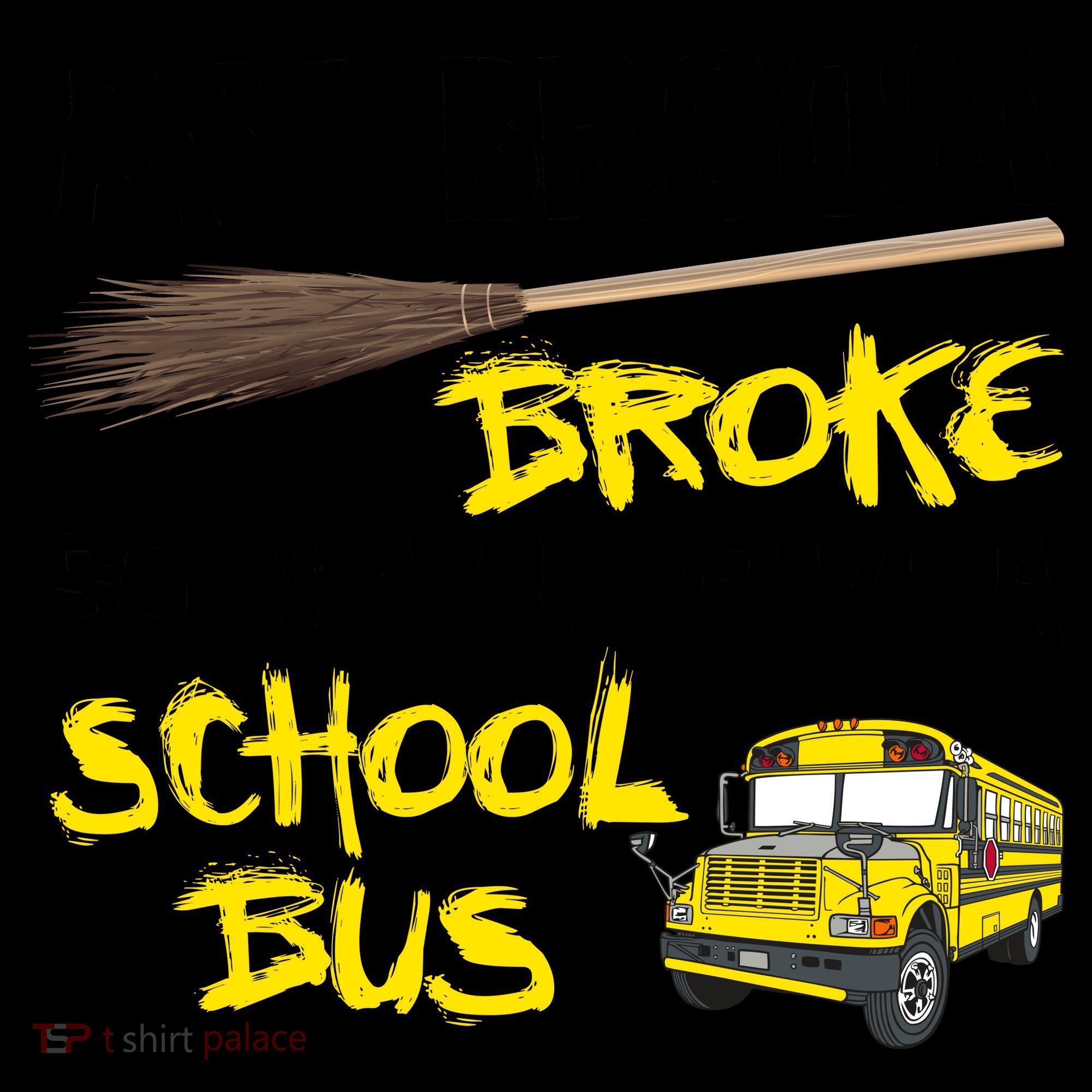 My Broom Broke Drive School Bus Coffee Mug