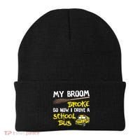 My Broom Broke Drive School Bus Beanie thumb 0