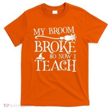 My Broom Broke So Now I Teach T-Shirt