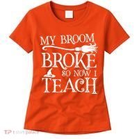 My Broom Broke So Now I Teach Women's T-Shirt thumb 0