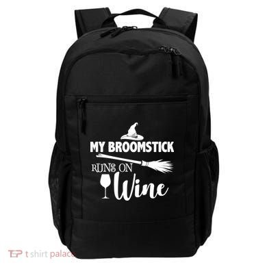 My Broomstick Runs On Wine Backpack