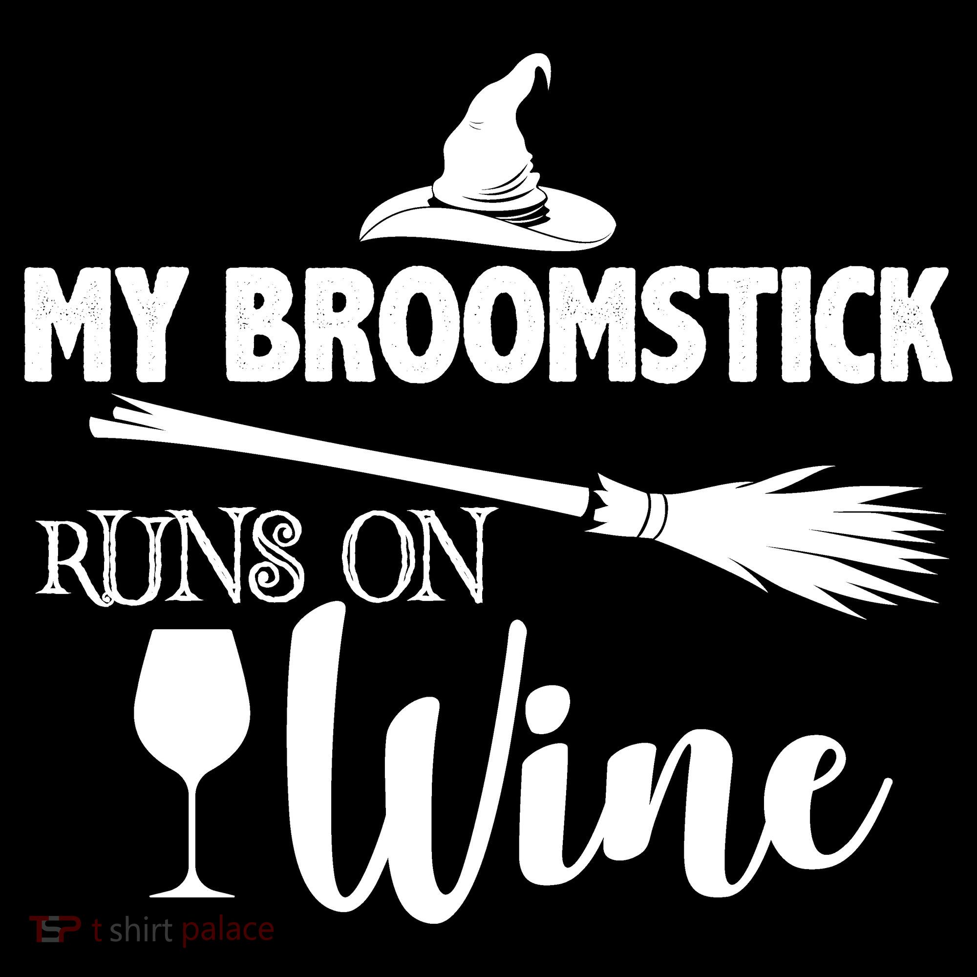 My Broomstick Runs On Wine Backpack