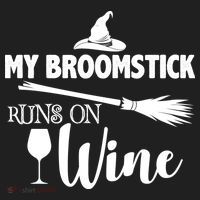My Broomstick Runs On Wine Tumbler thumb 3