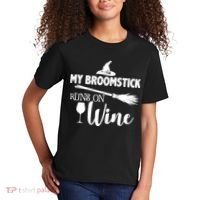 My Broomstick Runs On Wine Kids T-Shirt thumb 2