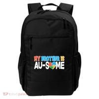 My Brother Is AU-SOME Autism Awareness Backpack thumb 0