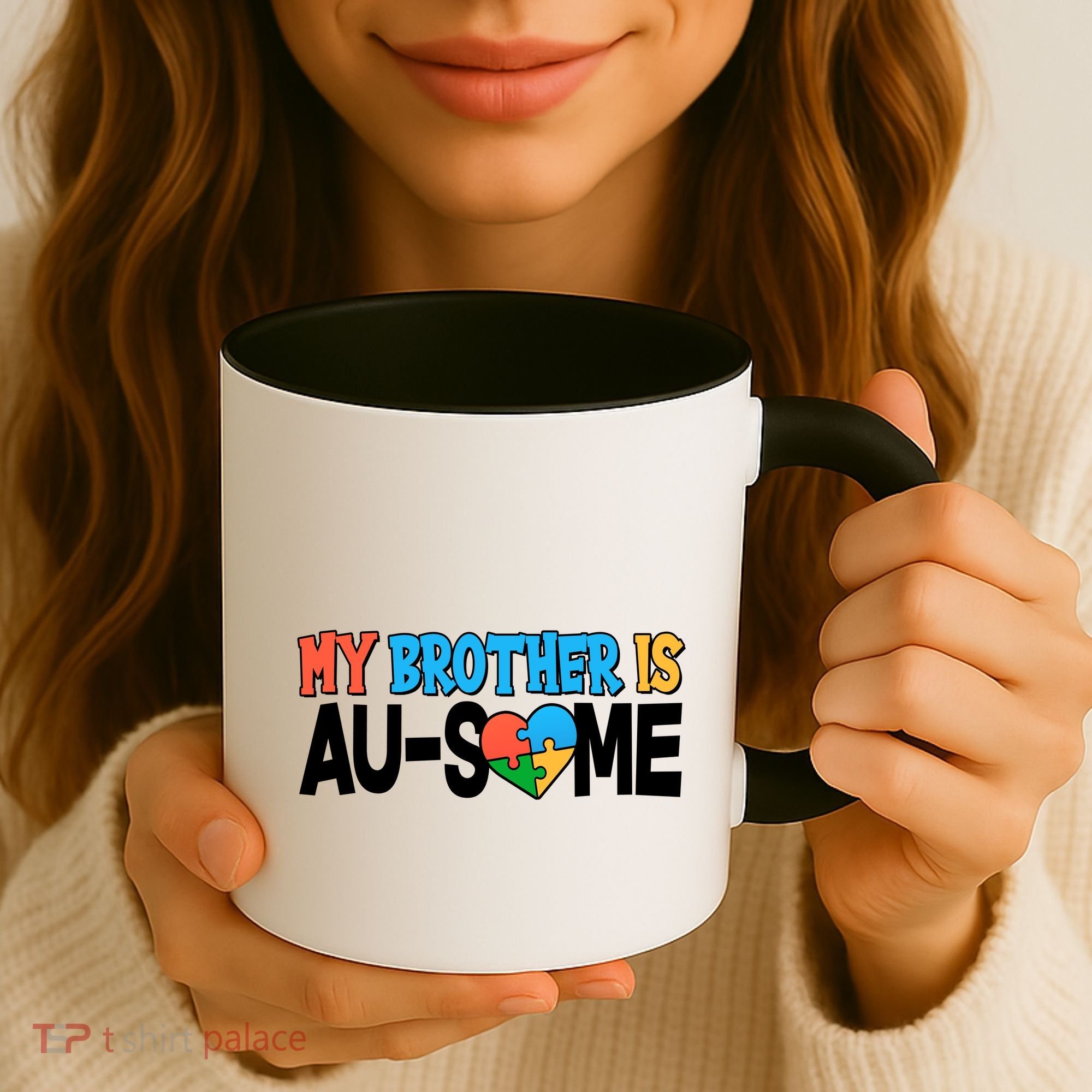My Brother Is AU-SOME Autism Awareness Coffee Mug