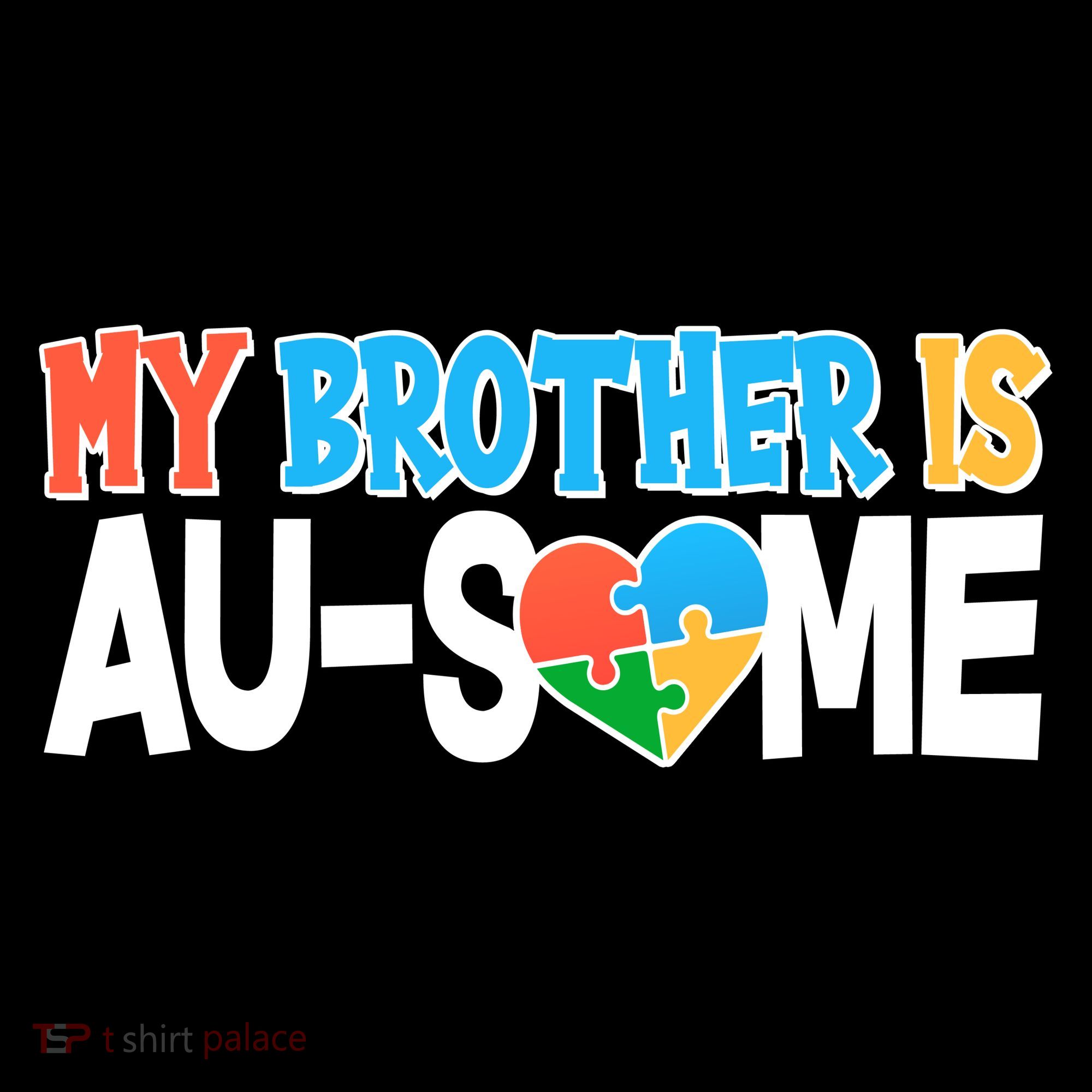 My Brother Is AU-SOME Autism Awareness Ornament
