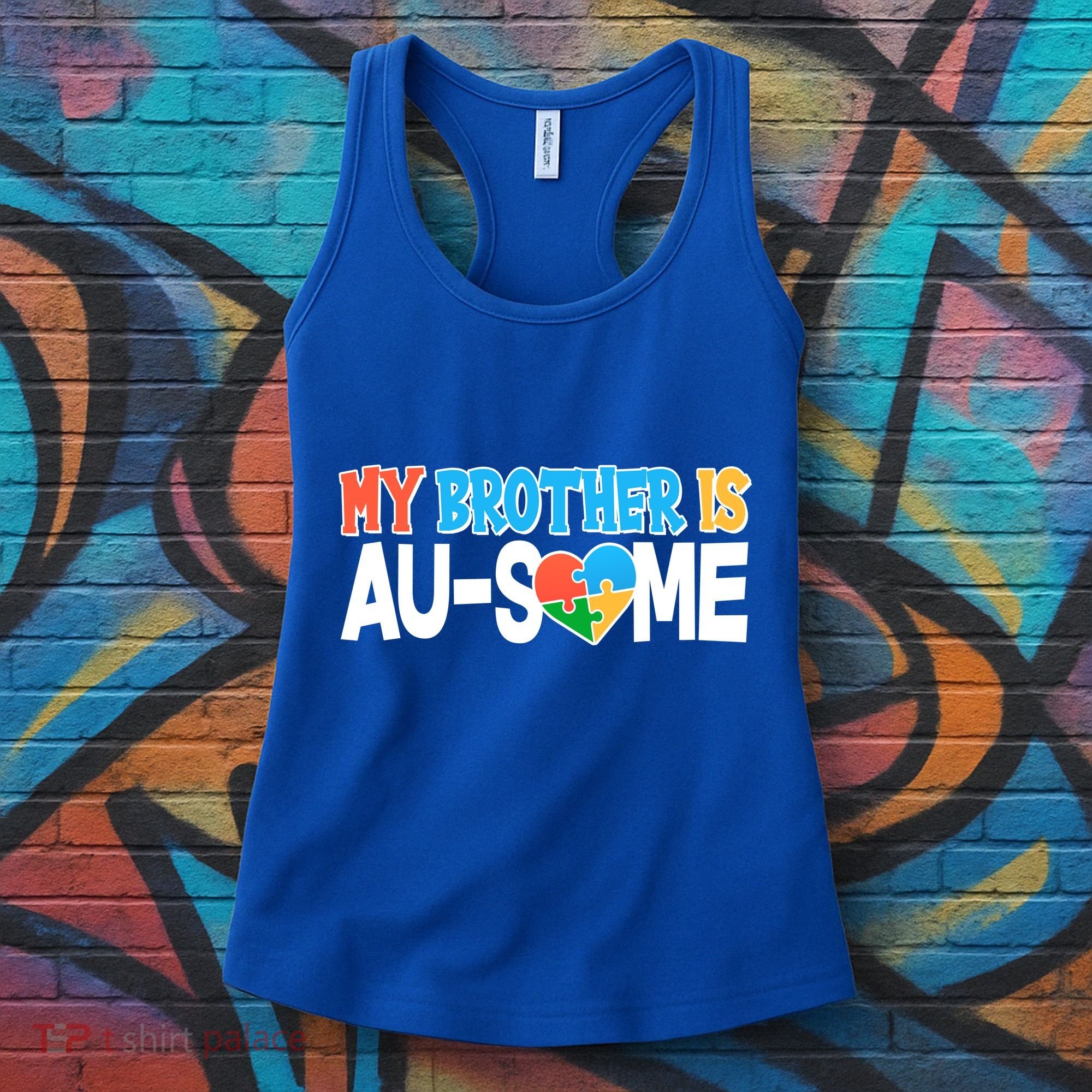 My Brother Is AU-SOME Autism Awareness Women's Tank Top