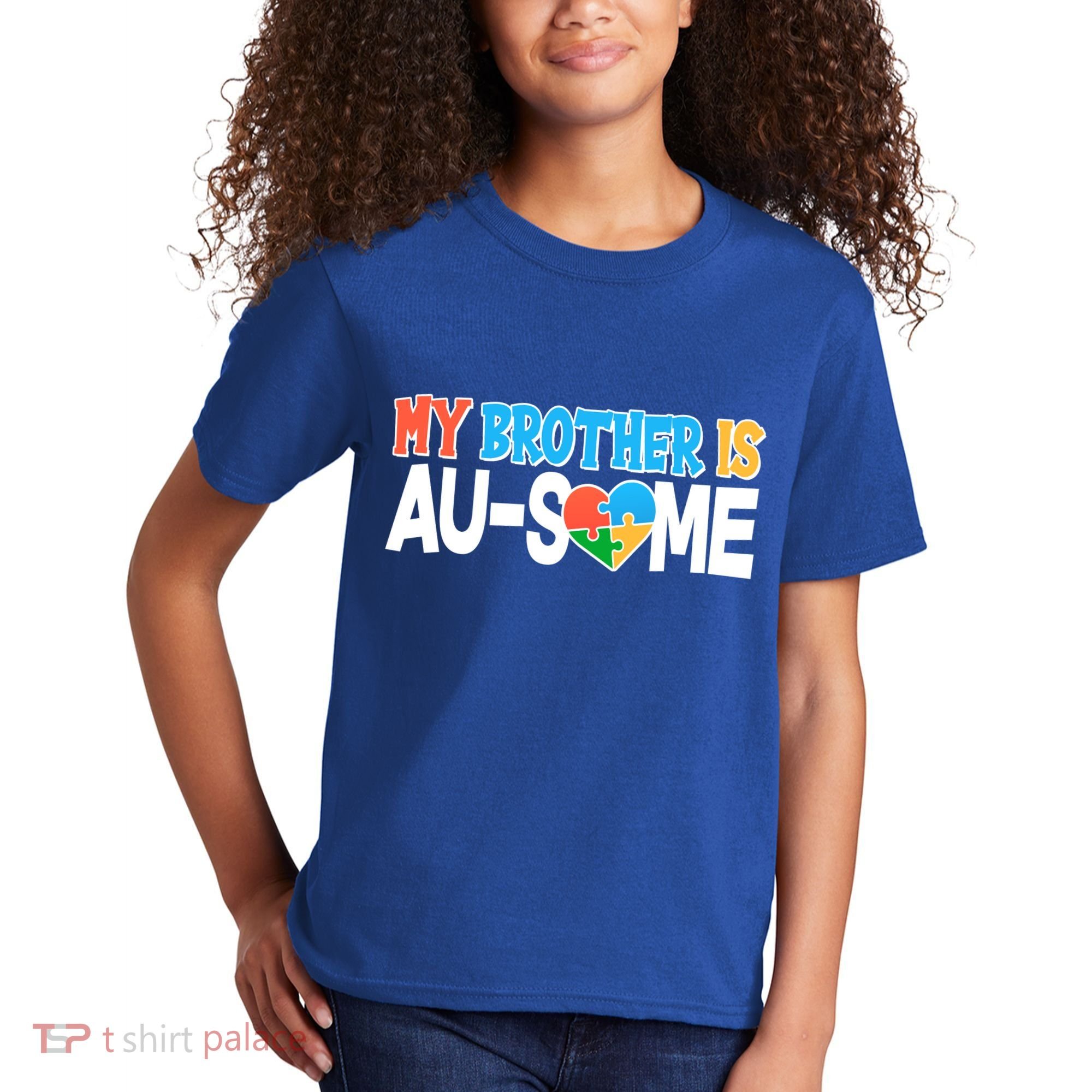 My Brother Is AU-SOME Autism Awareness Kids T-Shirt