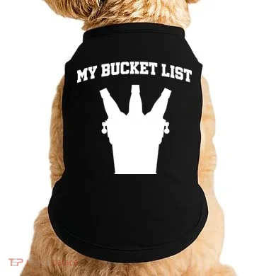 My Bucket List Doggie Tank