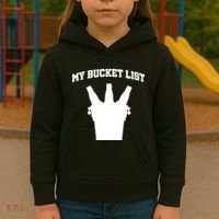 My Bucket List Kids Hoodie thumb 3