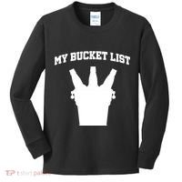 My Bucket List Kids Long Sleeve Shirt thumb 0