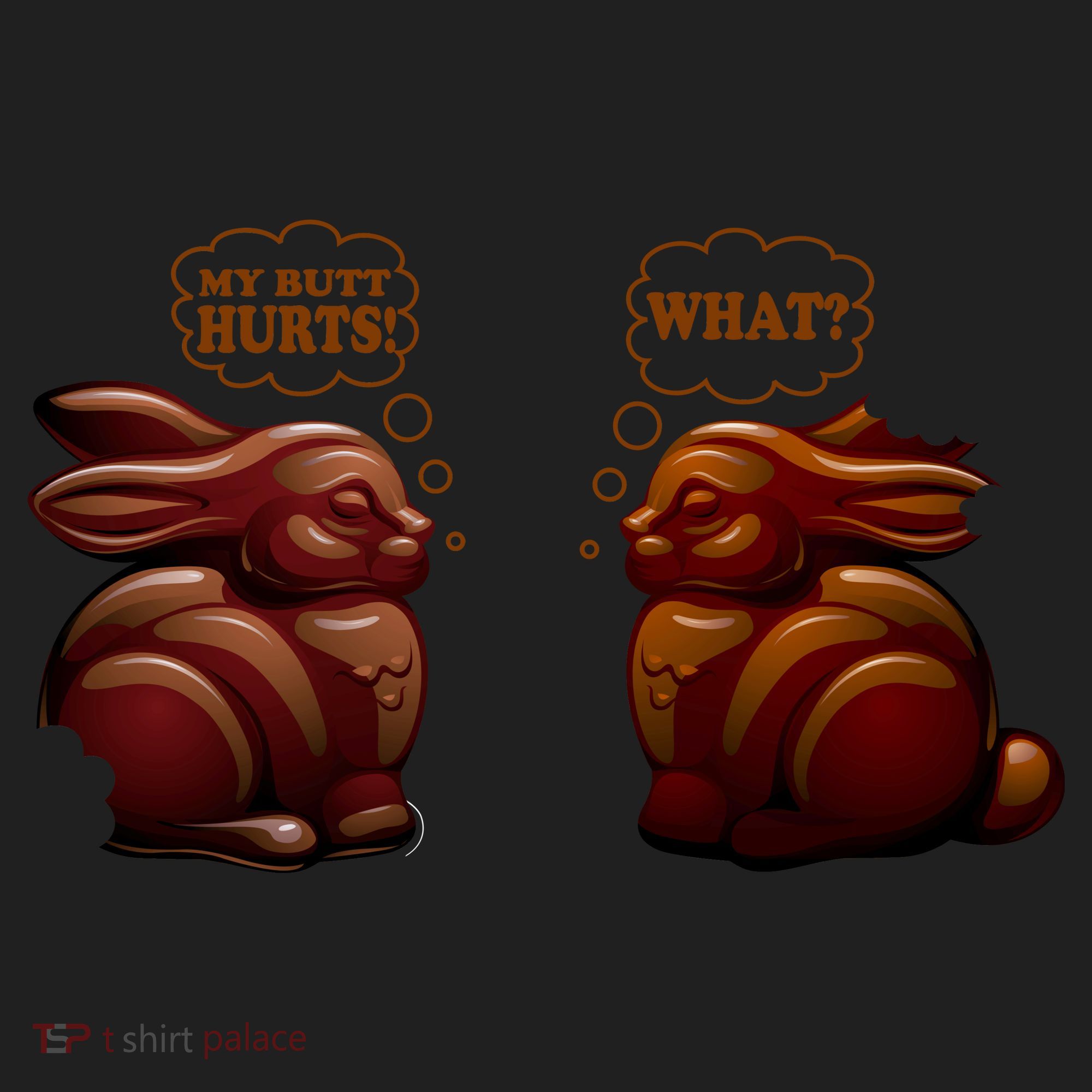 My Butt Hurts! What? Funny Easter Chocolate Bunny Bunnies Beanie