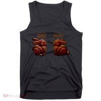 My Butt Hurts! What? Funny Easter Chocolate Bunny Bunnies Tank Top thumb 0