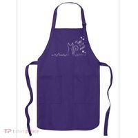 My Cat Is My heart Pulse Apron thumb 0