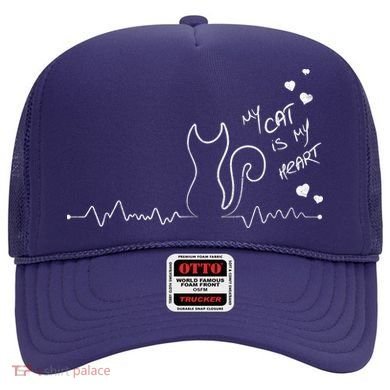 My Cat Is My heart Pulse Hat