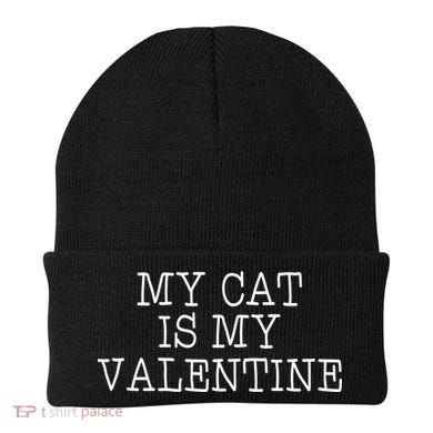 My Cat Is My Valentine Beanie