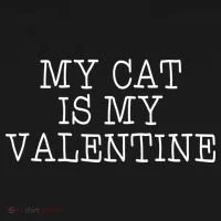 My Cat Is My Valentine Women's Hoodie thumb 2