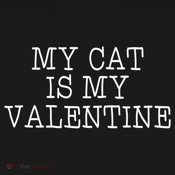 My Cat Is My Valentine Women's Hoodie