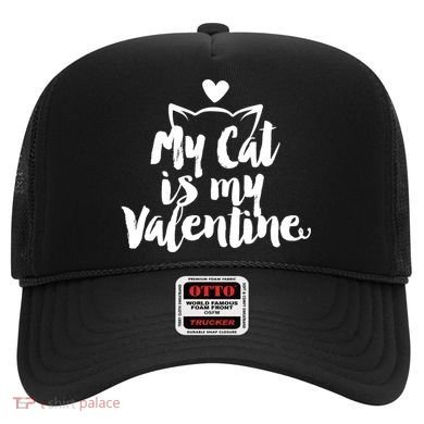 My Cat Is My Valentine Funny Cute Hat