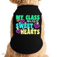 My Class Is Full Of Sweet Hearts Doggie Tank thumb 0