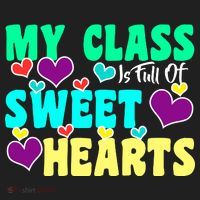 My Class Is Full Of Sweet Hearts Beanie thumb 2