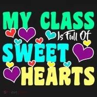 My Class Is Full Of Sweet Hearts Women's Hoodie thumb 2
