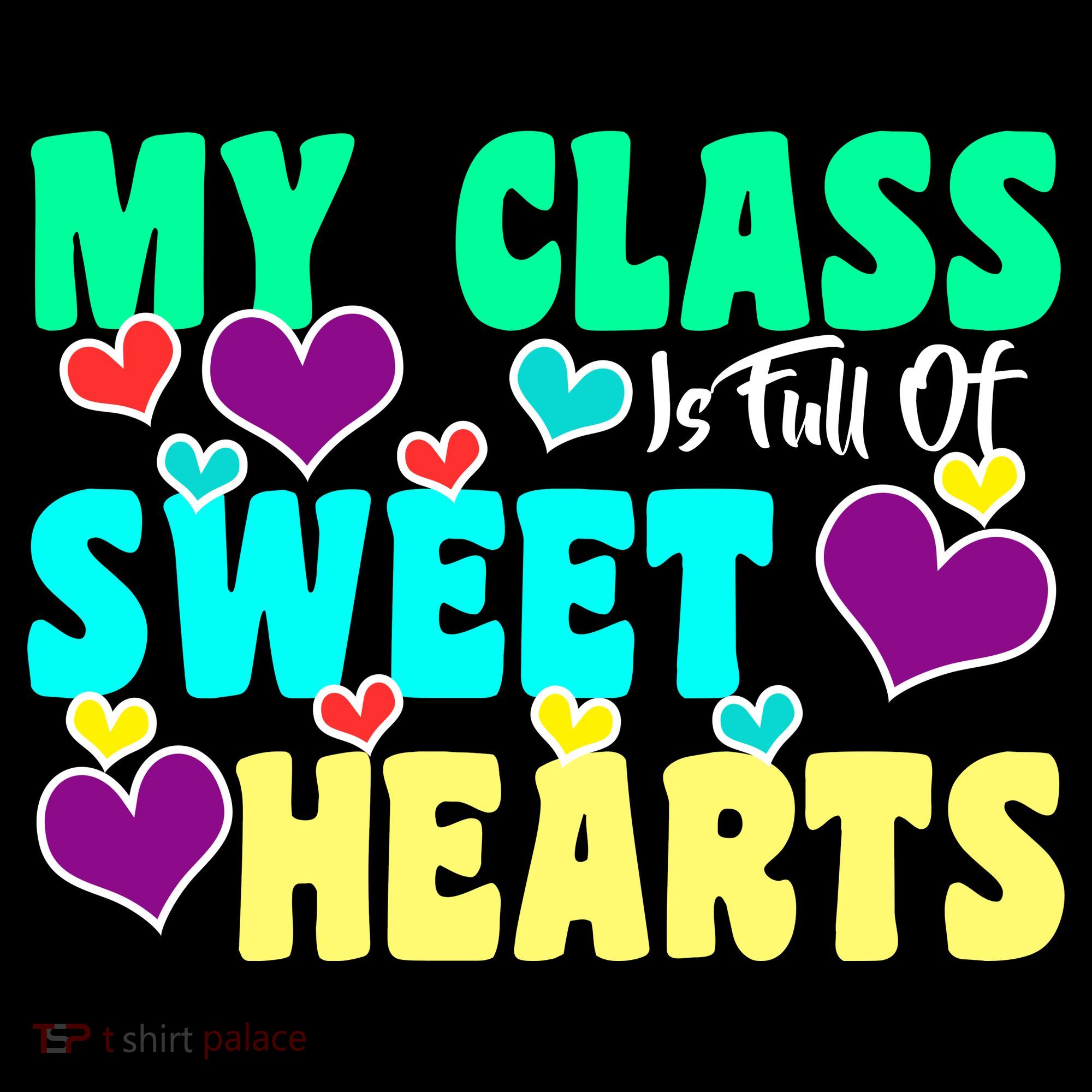 My Class Is Full Of Sweet Hearts Tank Top