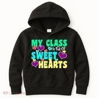My Class Is Full Of Sweet Hearts Kids Hoodie thumb 0