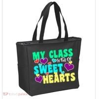 My Class Is Full Of Sweet Hearts Tote Bag thumb 2