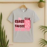 My Class Is Full Of Sweet Hearts Valentine's Day T-Shirt thumb 2