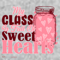My Class Is Full Of Sweet Hearts Valentine's Day Toddler T-Shirt thumb 2
