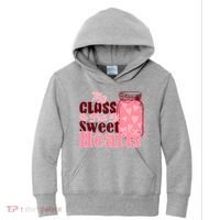 My Class Is Full Of Sweet Hearts Valentine's Day Kids Hoodie thumb 0