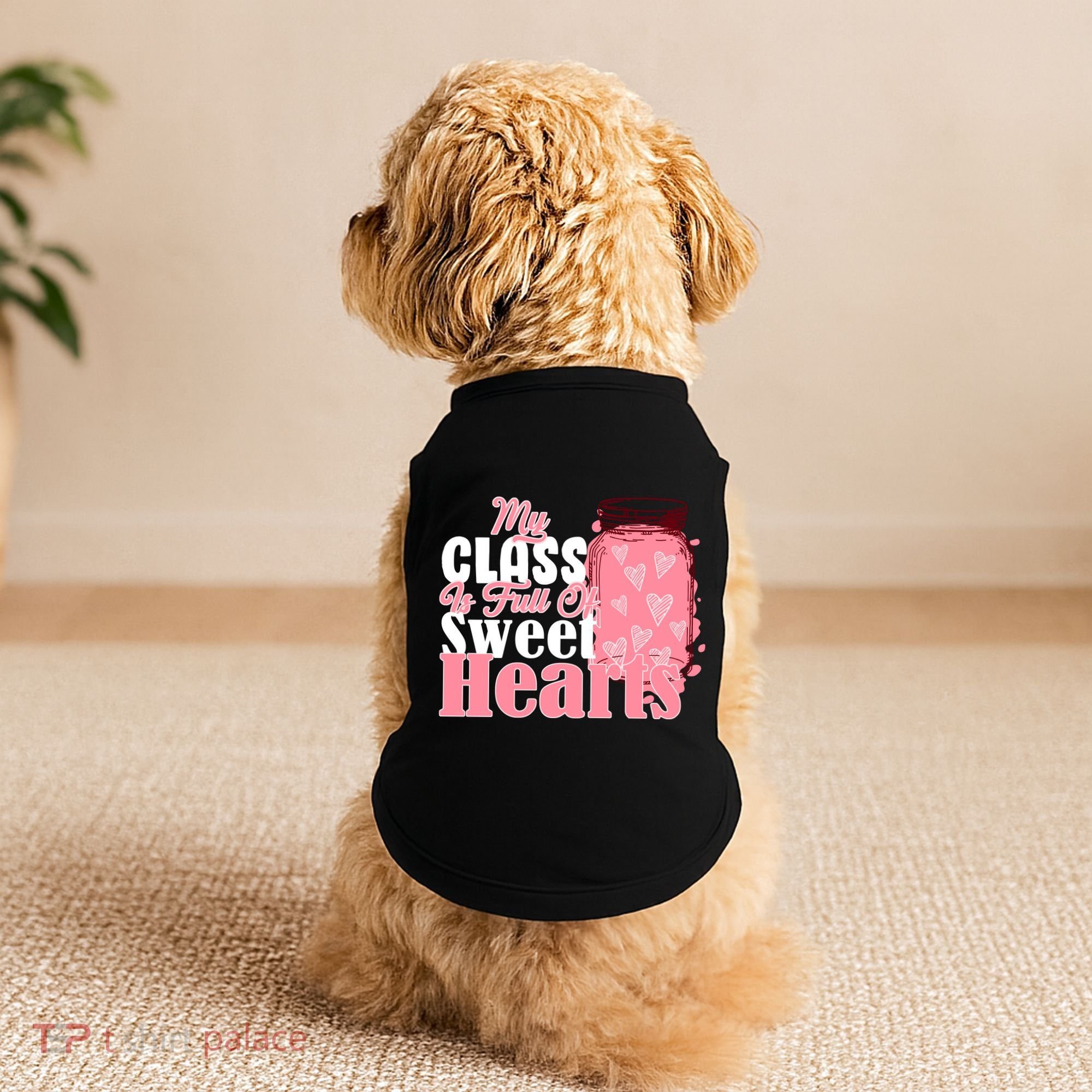 My Class Is Full Of Sweet Hearts Valentine's Day Doggie Tank