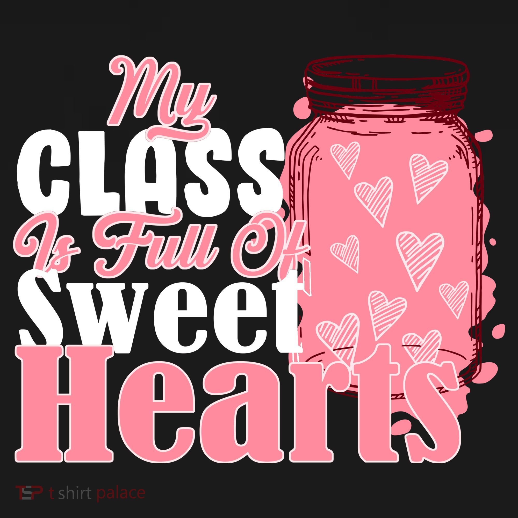 My Class Is Full Of Sweet Hearts Valentine's Day Doggie Tank