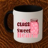 My Class Is Full Of Sweet Hearts Valentine's Day Coffee Mug thumb 2