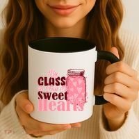My Class Is Full Of Sweet Hearts Valentine's Day Coffee Mug thumb 3