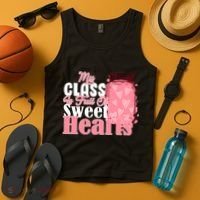 My Class Is Full Of Sweet Hearts Valentine's Day Tank Top thumb 4