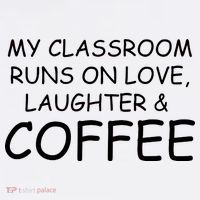 My Classroom Runs On Love Laughter Coffee  Comfort Colors Garment-Dyed Hooded Sweatshirt thumb 2