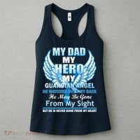 My Dad Hero Guardian Angel Never Gone From My Heart Women's Tank Top thumb 3