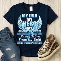 My Dad Hero Guardian Angel Never Gone From My Heart Women's T-Shirt thumb 3